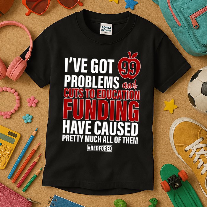 Red For Ed 99 Problems Kids T-Shirt
