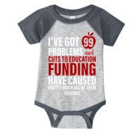Red For Ed 99 Problems Infant Baby Jersey Bodysuit