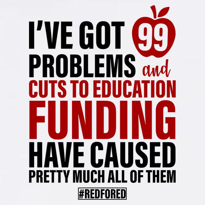 Red For Ed 99 Problems Garment-Dyed Sweatshirt