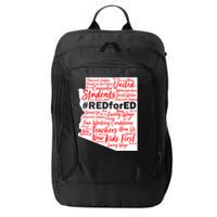 Red For Ed Arizona State Mash-Up Teachers City Backpack