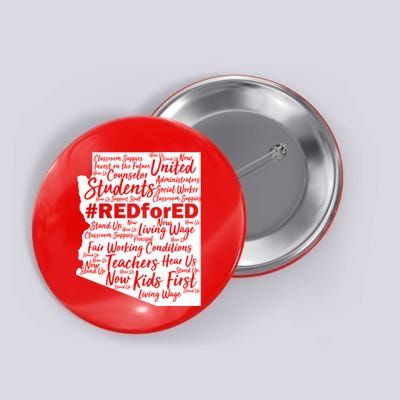 Red For Ed Arizona State Mash-Up Teachers Button