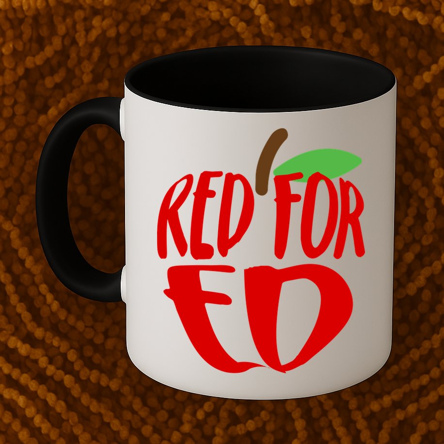 Red For Ed Arizona Teacher Mug