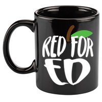 Red For Ed Arizona Teacher 11oz C Handle Ceramic Mug