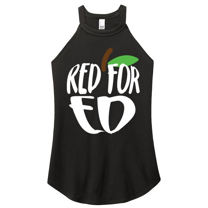 Red For Ed Arizona Teacher Women's Perfect Tri Rocker Tank