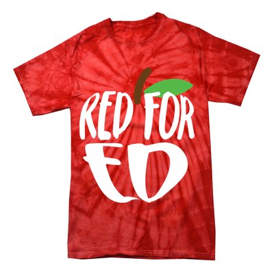 Red For Ed Arizona Teacher Tie-Dye T-Shirt