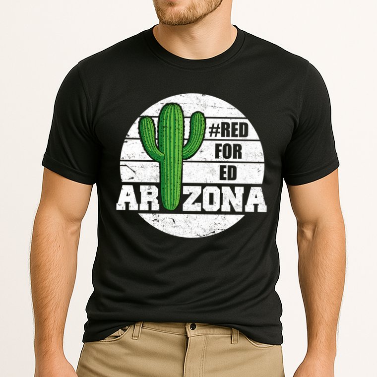 Red for Ed Arizona Vinatge Performance Shirt