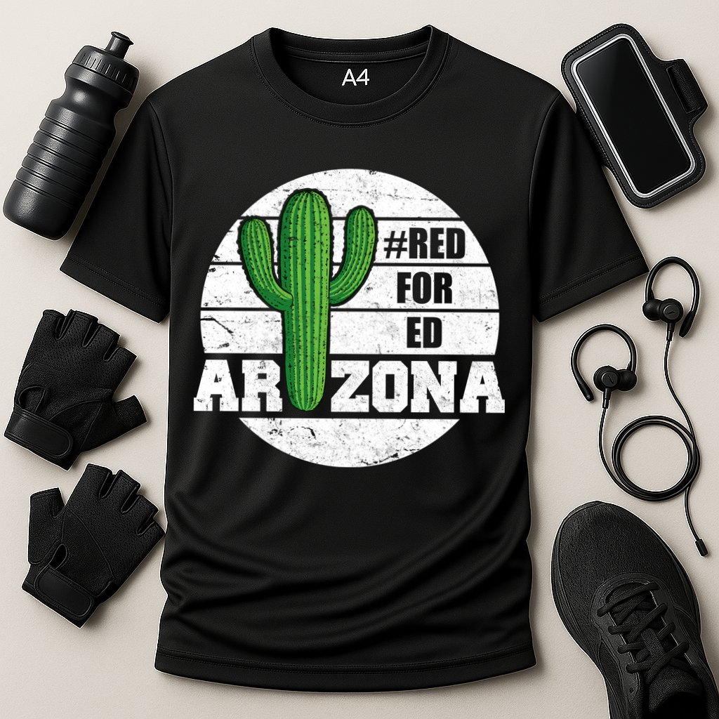 Red for Ed Arizona Vinatge Performance Shirt