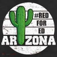 Red for Ed Arizona Vinatge Adult Drive Performance Visor