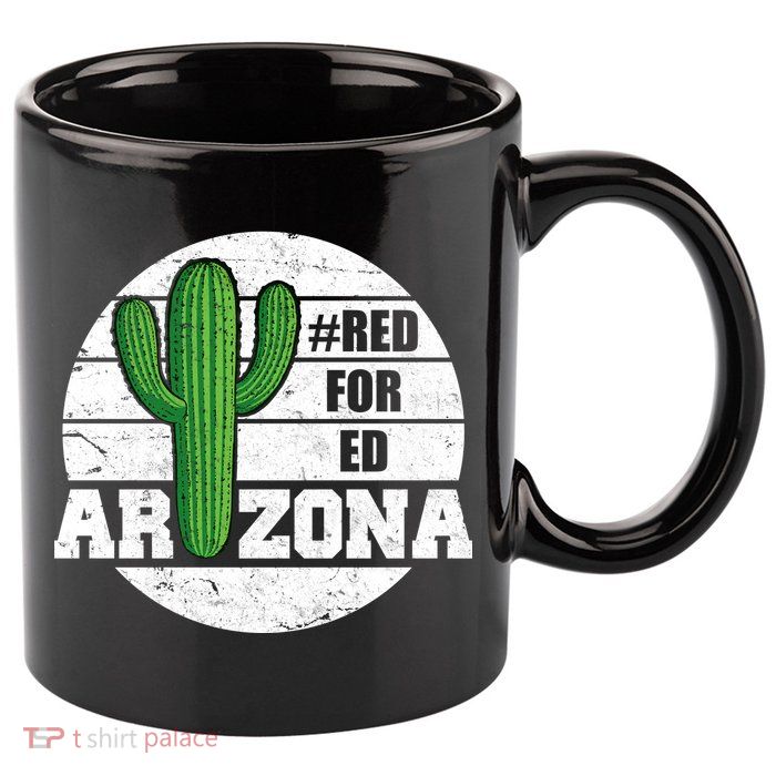 Red for Ed Arizona Vinatge 11oz C Handle Ceramic Mug