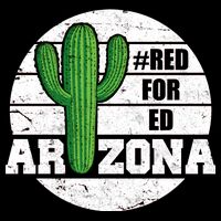 Red for Ed Arizona Vinatge Drawstring Bag