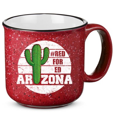 Red for Ed Arizona Vinatge 15oz Campfire Ceramic Mug