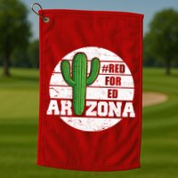 Red for Ed Arizona Vinatge Golf Towel