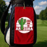 Red for Ed Arizona Vinatge Golf Towel