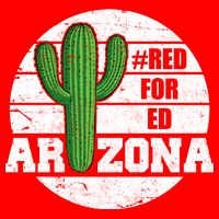 Red for Ed Arizona Vinatge Golf Towel
