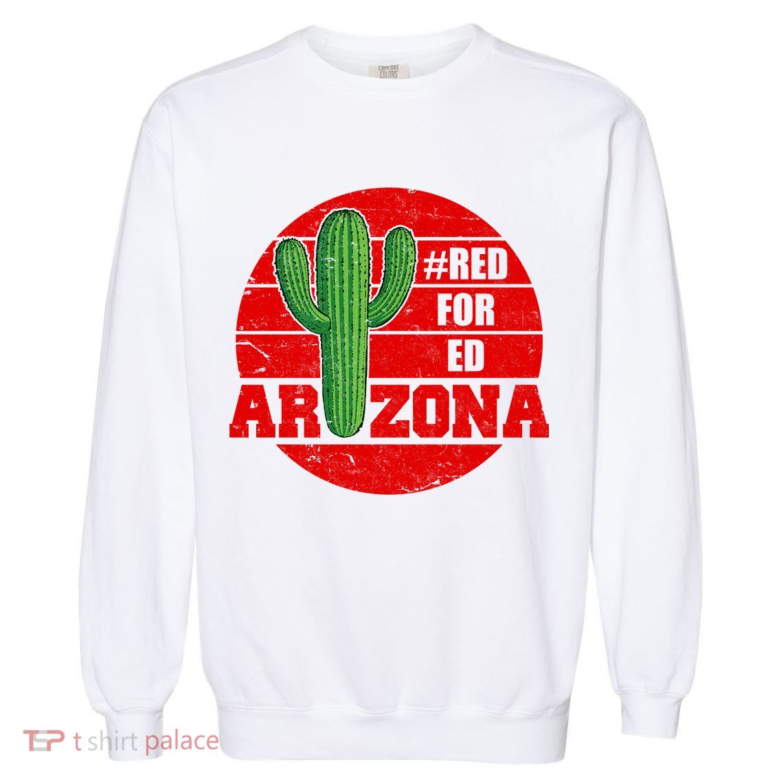 Red for Ed Arizona Vinatge Garment-Dyed Sweatshirt