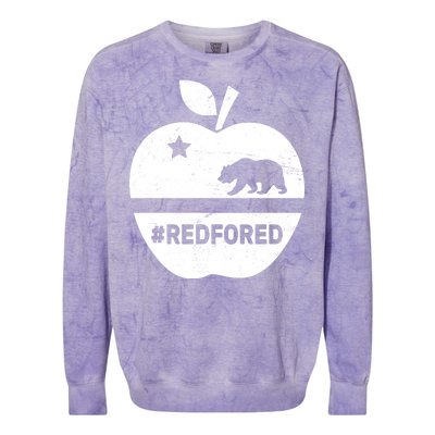 Red For Ed California Apple Colorblast Crewneck Sweatshirt