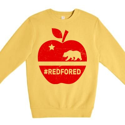 Red For Ed California Apple Premium Crewneck Sweatshirt