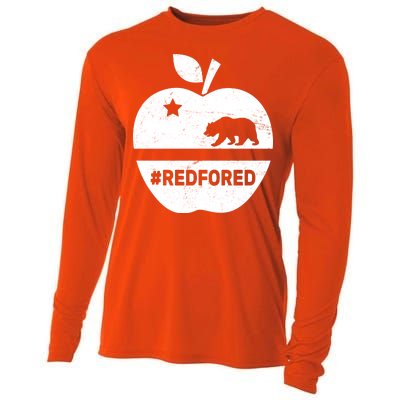 Red For Ed California Apple Cooling Performance Long Sleeve Crew