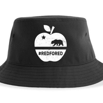 Red For Ed California Apple Sustainable Bucket Hat