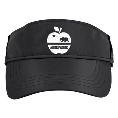 Red For Ed California Apple Adult Drive Performance Visor