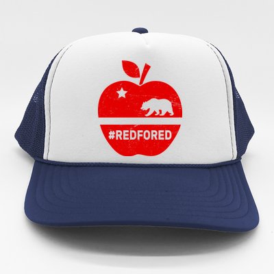 Red For Ed California Apple Trucker Hat