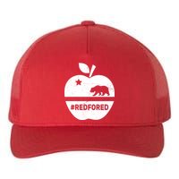 Red For Ed California Apple Yupoong Adult 5-Panel Trucker Hat