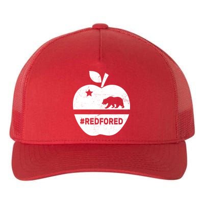 Red For Ed California Apple Yupoong Adult 5-Panel Trucker Hat