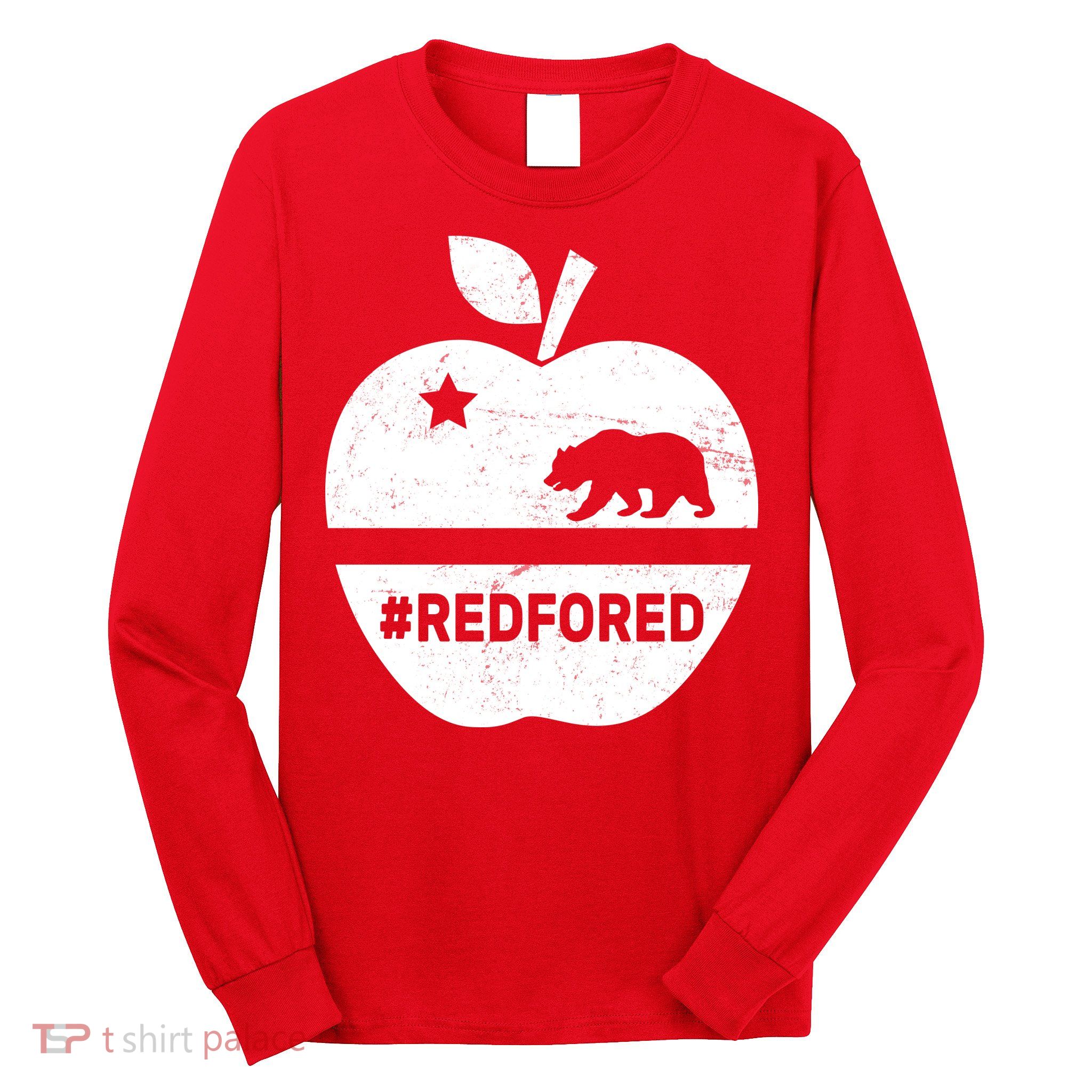Red For Ed California Apple Long Sleeve Shirt