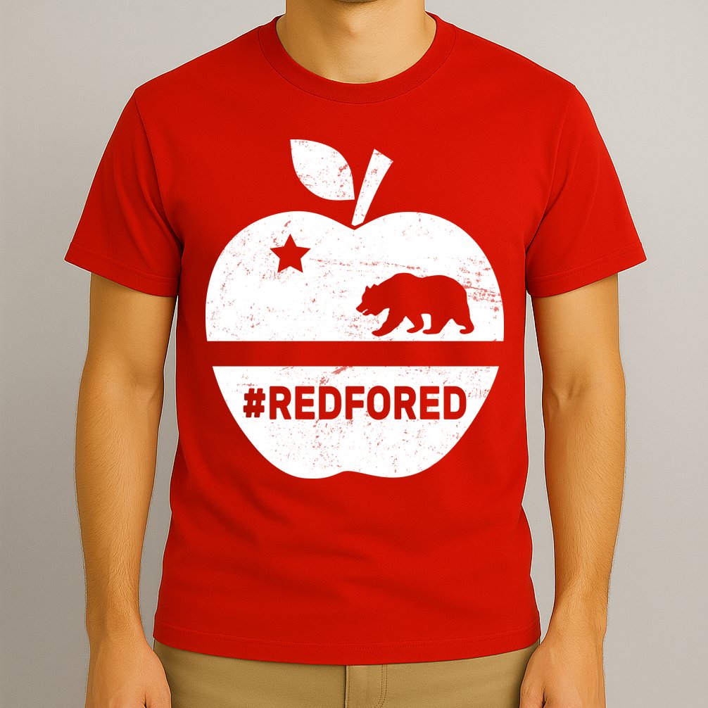 Red For Ed California Apple T-Shirt