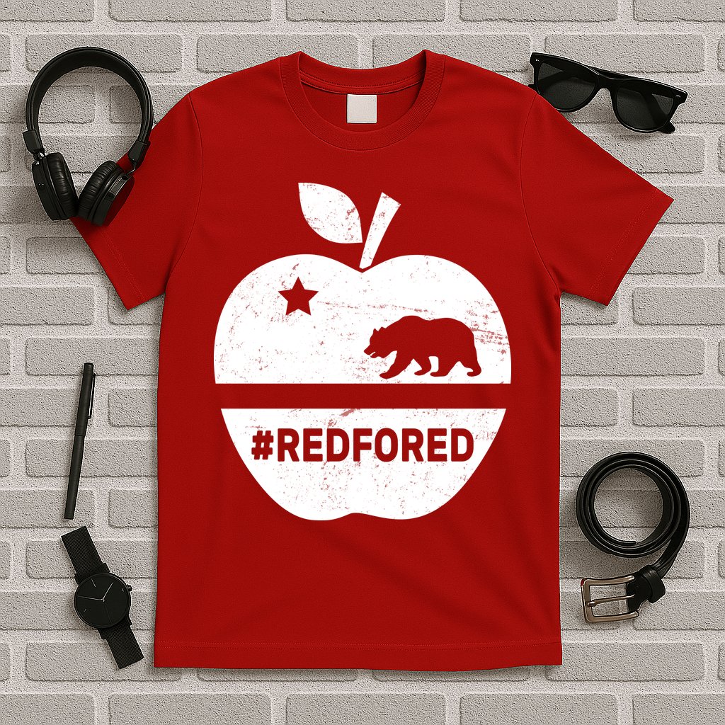 Red For Ed California Apple T-Shirt
