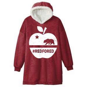 Red For Ed California Apple Hooded Wearable Blanket