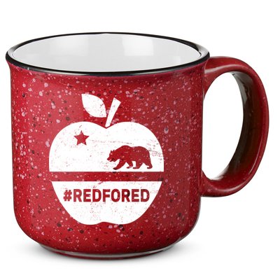 Red For Ed California Apple 15oz Campfire Ceramic Mug