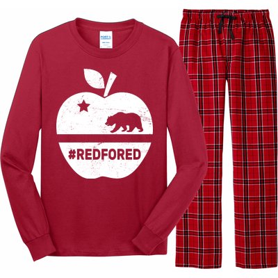 Red For Ed California Apple Long Sleeve Pajama Set