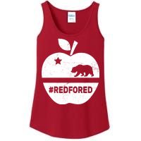 Red For Ed California Apple Ladies Essential Tank