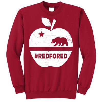 Red For Ed California Apple Tall Sweatshirt