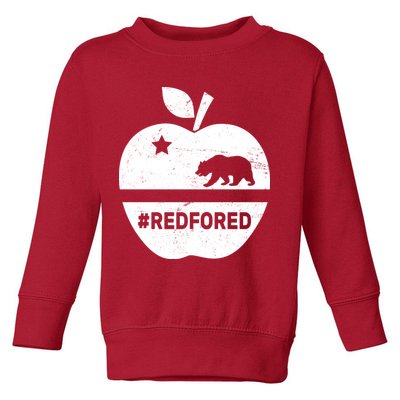 Red For Ed California Apple Toddler Sweatshirt