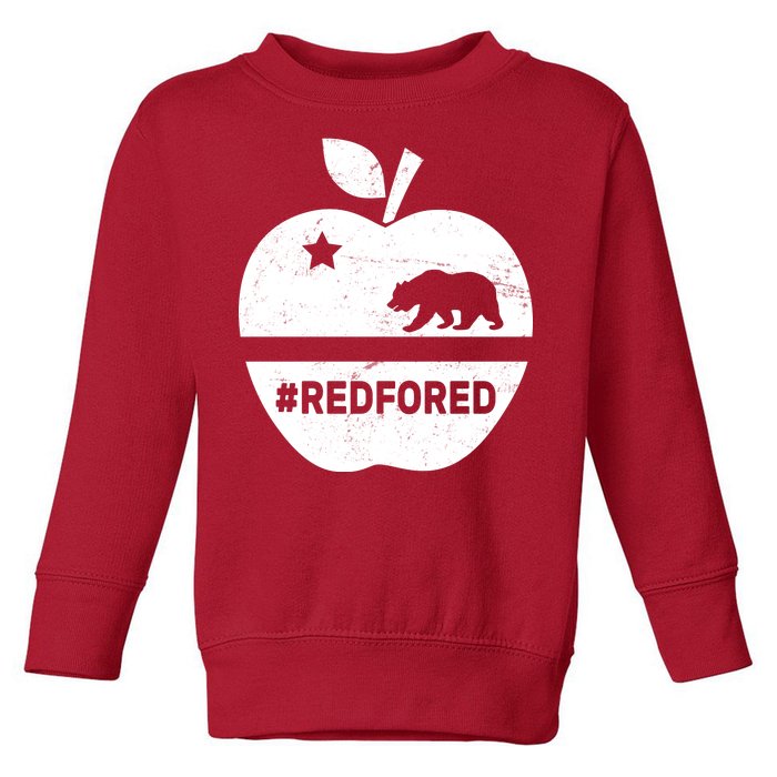 Red For Ed California Apple Toddler Sweatshirt