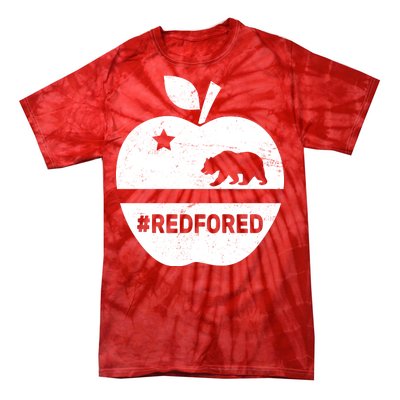 Red For Ed California Apple Tie-Dye T-Shirt