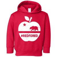 Red For Ed California Apple Toddler Hoodie