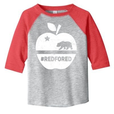 Red For Ed California Apple Toddler Fine Jersey T-Shirt