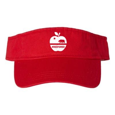 Red For Ed California Apple Valucap Bio-Washed Visor