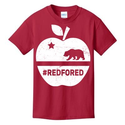 Red For Ed California Apple Kids T-Shirt