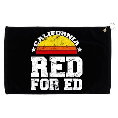 Red For Ed California Sunset Disstressed Grommeted Golf Towel