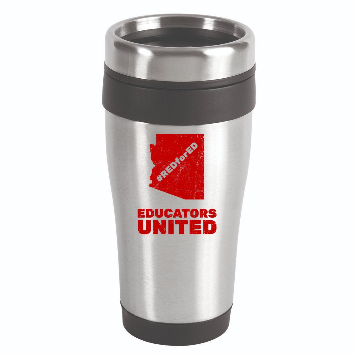 Red For Ed Educators United Vintage Arizona Teacher 16oz Travel Tumbler