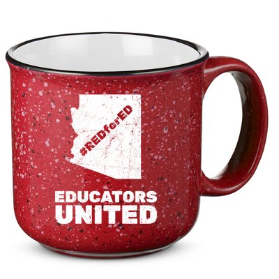 Red For Ed Educators United Vintage Arizona Teacher 15oz Campfire Ceramic Mug
