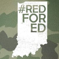 Red For Ed Indiana Legacy Tie Dye Trucker Hat