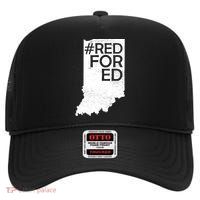 Red For Ed Indiana High Crown Mesh Back Trucker Hat