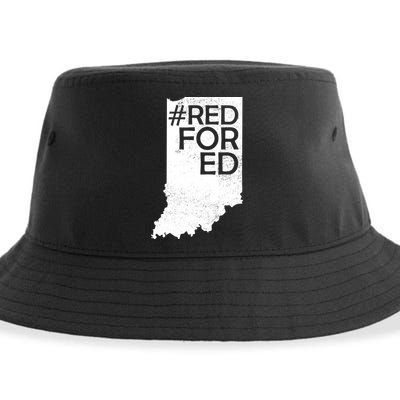 Red For Ed Indiana Sustainable Bucket Hat