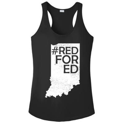 Red For Ed Indiana Ladies PosiCharge Competitor Racerback Tank