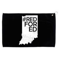 Red For Ed Indiana Grommeted Golf Towel